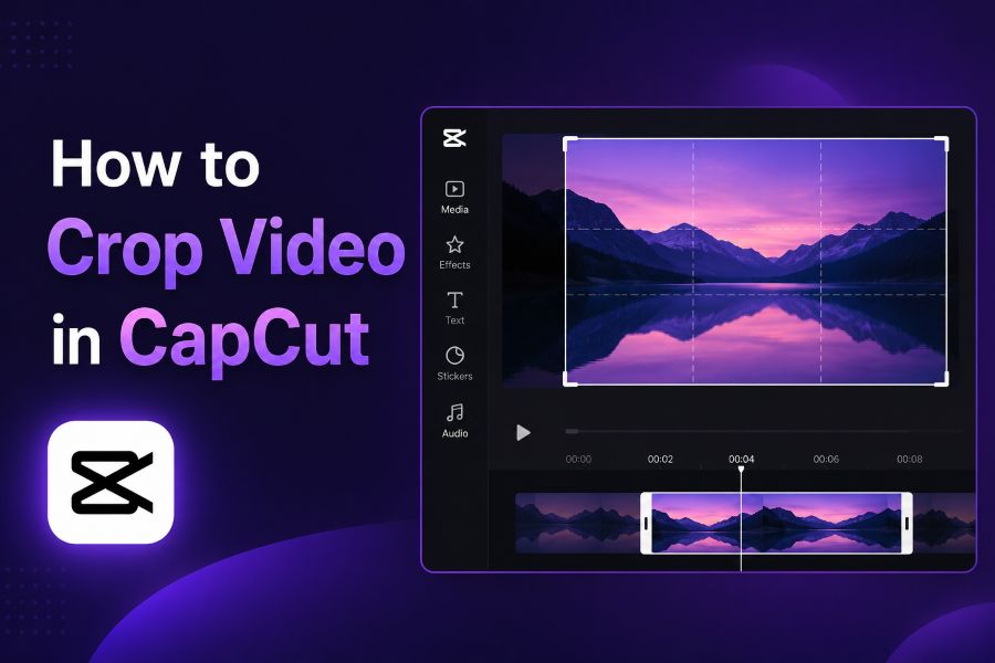 Guide preview for how to crop video in CapCut